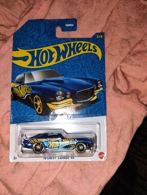 Hot Wheels 58th Anniversary 1970 '70 Chevy Camaro RS BLUE AND GOLD
